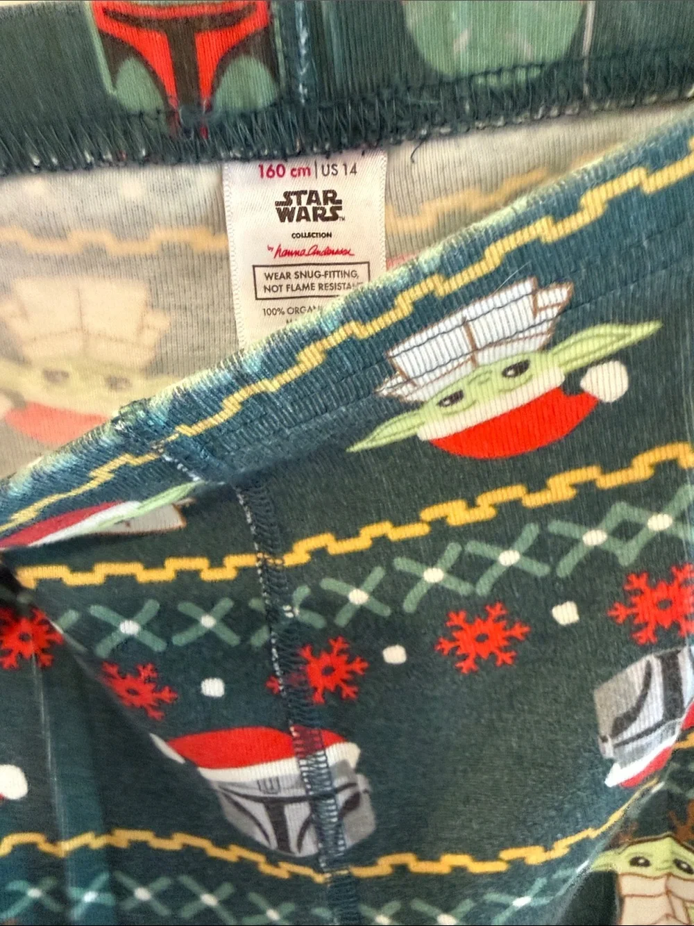 Hanna Andersson Star Wars Mandalorian Holiday Pajama Set
